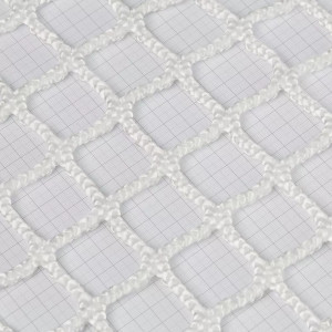 Заградительная сетка. Ячейка 40х40 мм. Нить 8 мм. ПА. Цвет белый.